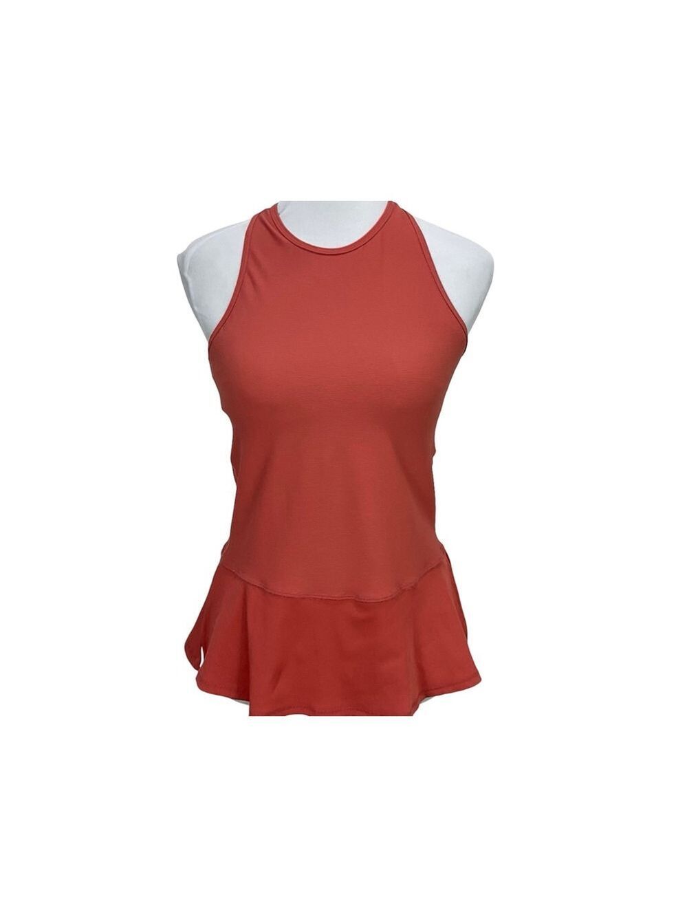 NUX Athena Running Tank Top, 14” Pit to Pit, Coral NWT